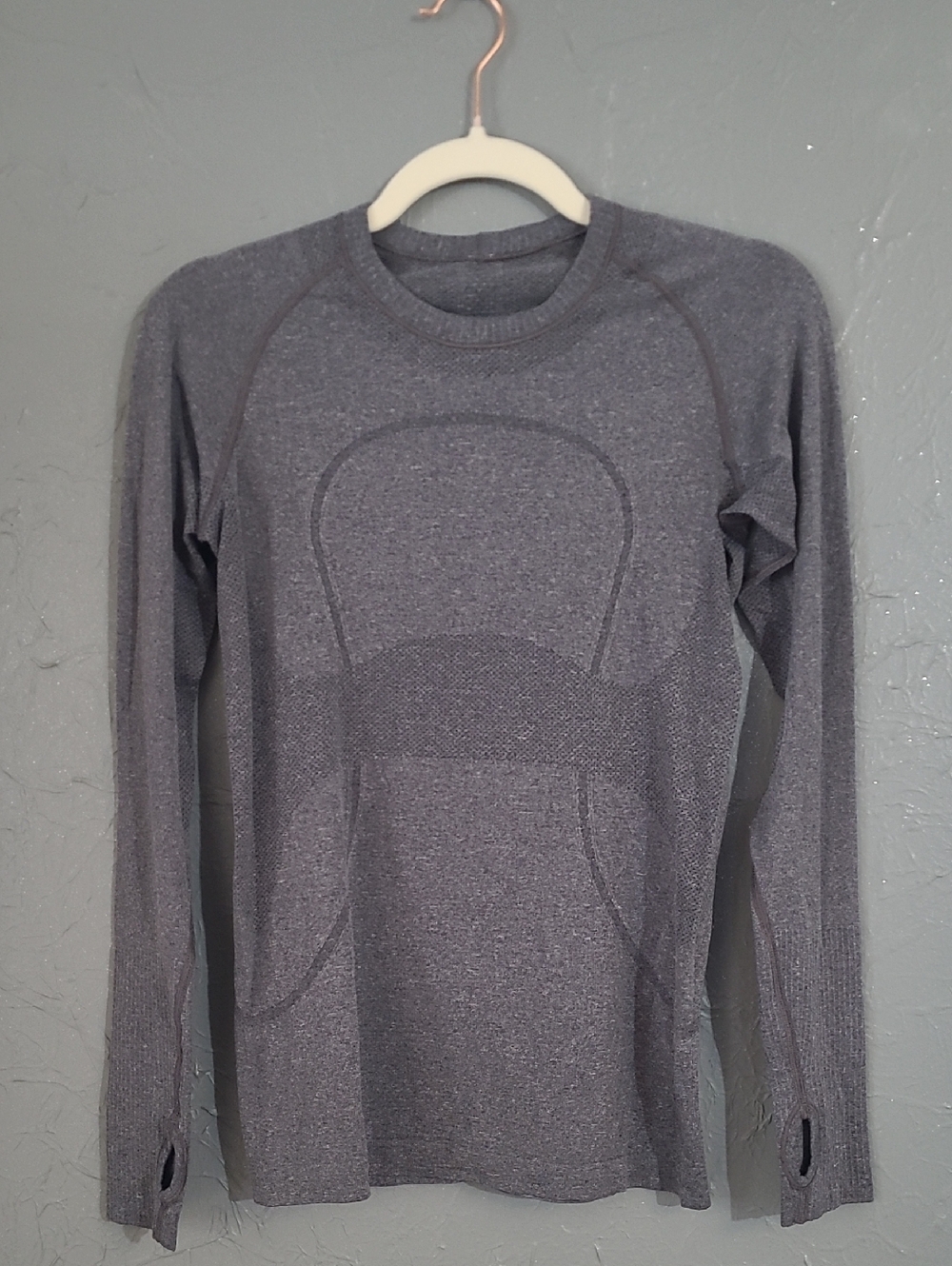 LULULEMON Swiftly Tech Long Sleeve Dark Gray Size 6